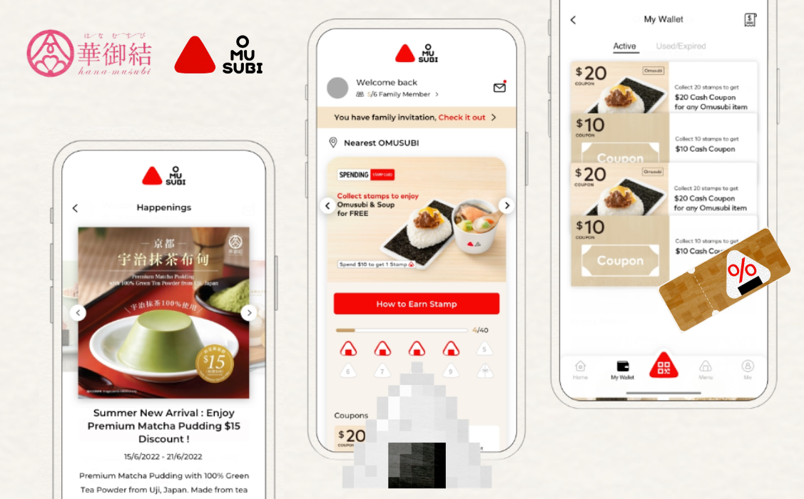 Omusubi CRM APP Development & Loyalty Ecosystem